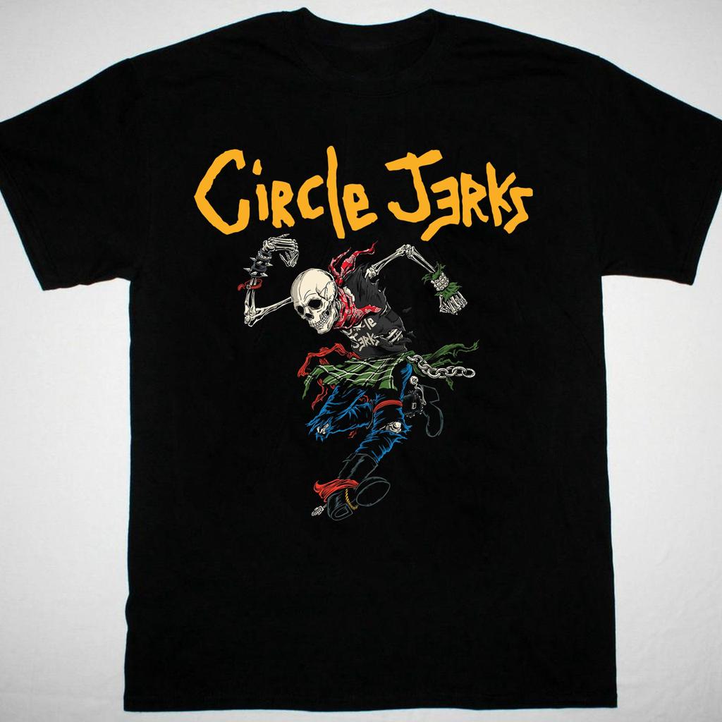 HOT NEW Circle Jerks band T-shirt black Unisex All Sizes S to 5Xl XX16