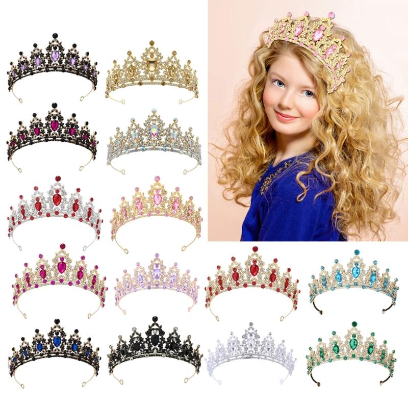 Hochzeit Haar Tiara Kristall Brautkrone Kopfschmuck Modisches Haarband Stirnband Haarschmuck Kopfschmuck Geschenk