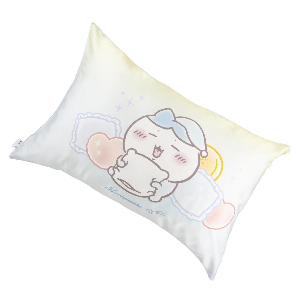 MORIPiLO Silk Pillow Cover - Chiikawa Silk Pillow Cover [Friction Reduction] Pillow Cover, Pillow Case, Children's Pillow, Character | 43x63cm (Chiika