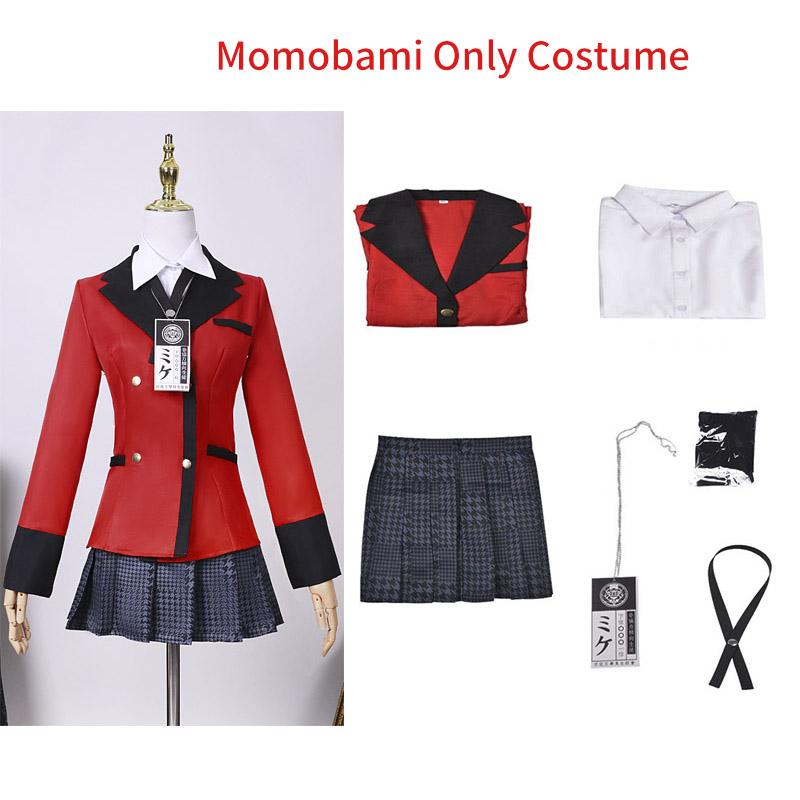 Anime Runa Yomozuki Cosplay Costume Jabami Yumeko Midari Ikishima Cosplay School Uniforms Runa Hoodie Jacket