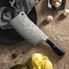 7.5 Inch Chopper Knife 67-layers Damascus Steel 10Cr15Mov Blade G10 Handle Slicing Cleaver Kitchen Knives Meat And Poultry Tools