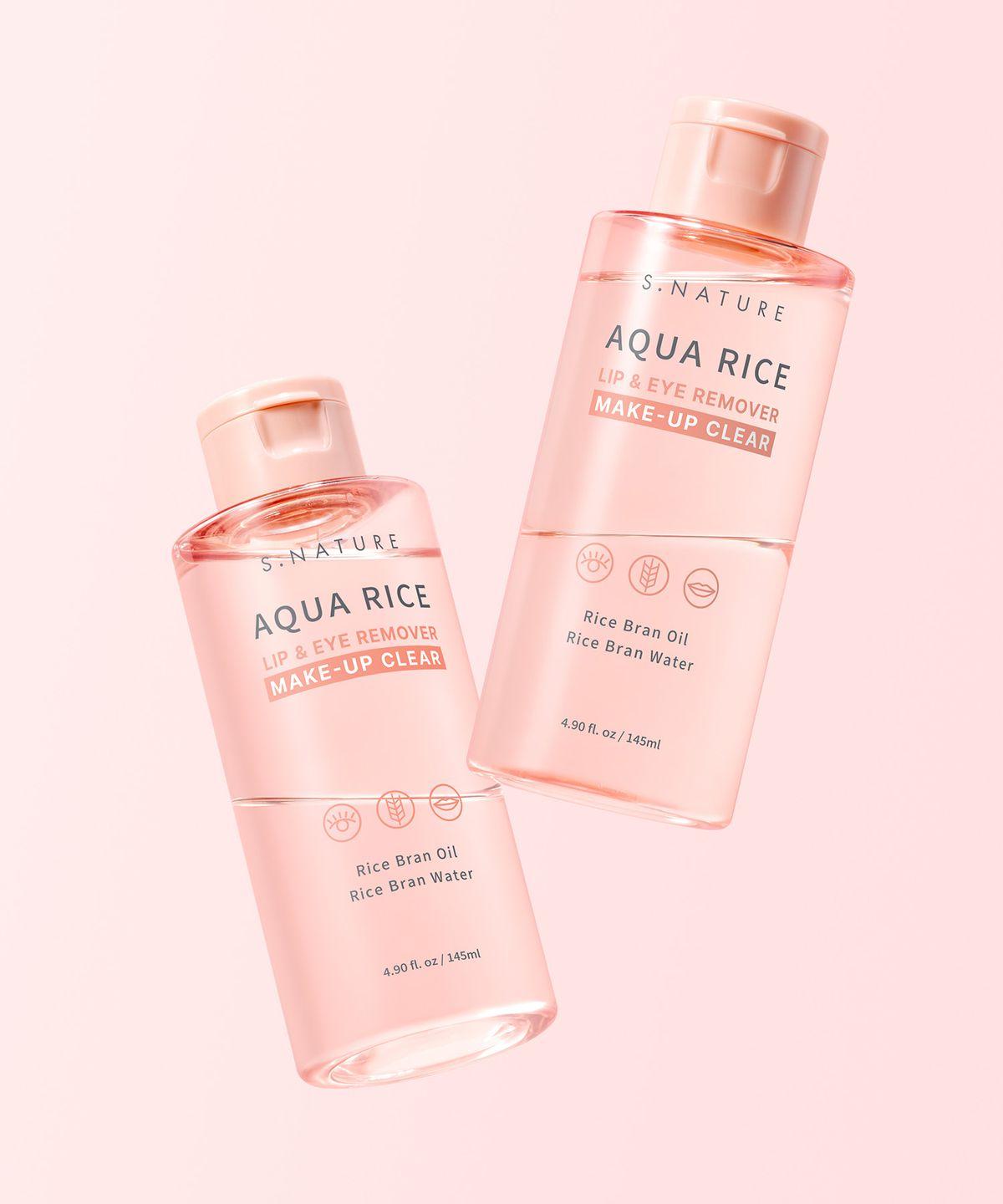 [2PACK] Aqua Rice Lip & Eye Remover 145ml