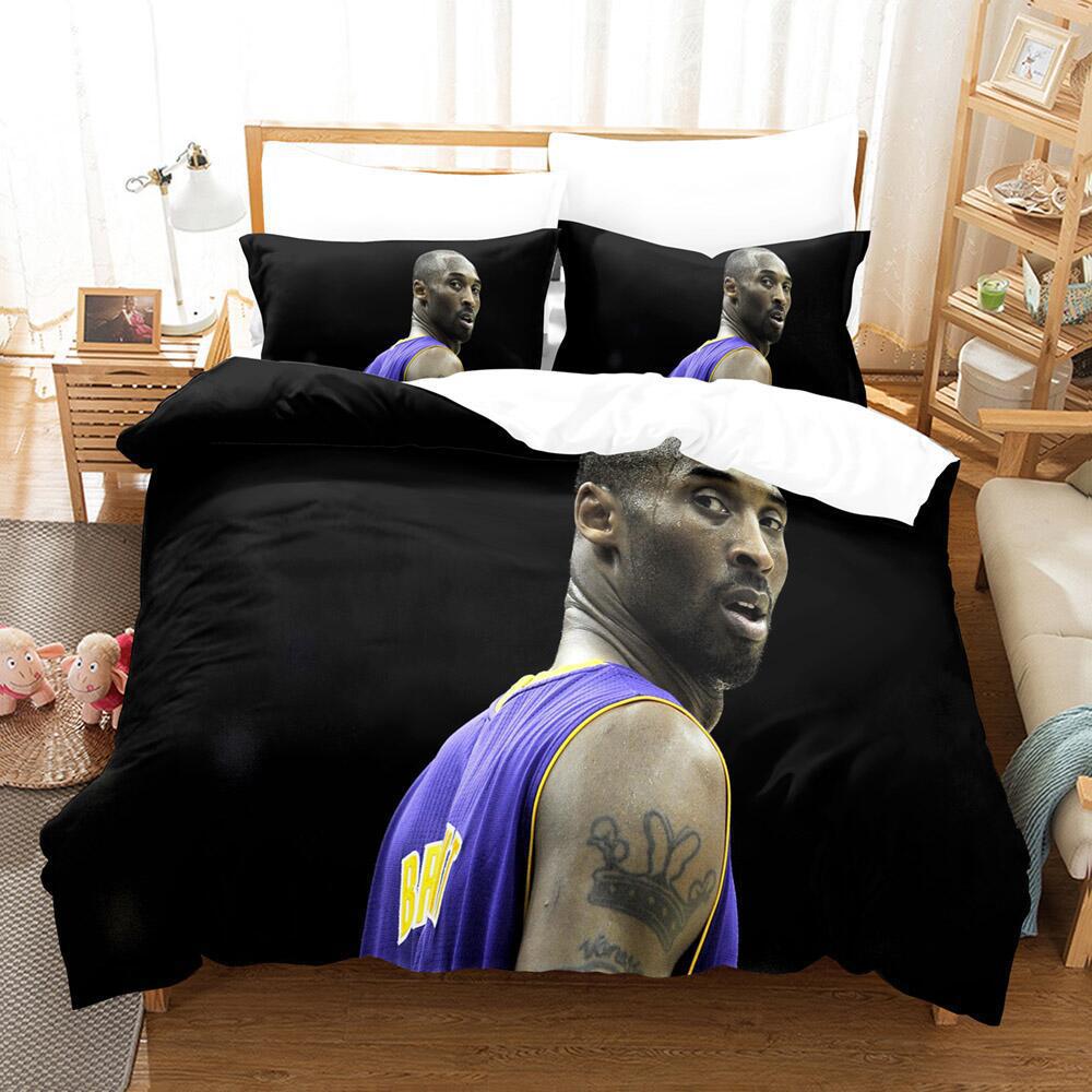 Basketball Digital Printing Bedding Three-Piece Microfiber Polyester Cotton Duvet