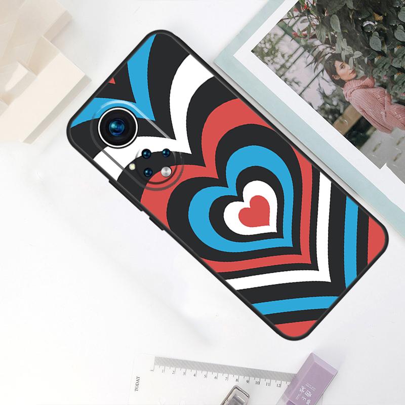 Latte Love Tunnel Brown Heart For Honor Magic 7 Lite 5 6 8 Pro Case For Honor 200 400 90 70 50 Win RT X8c X8b X9b X9c X9d
