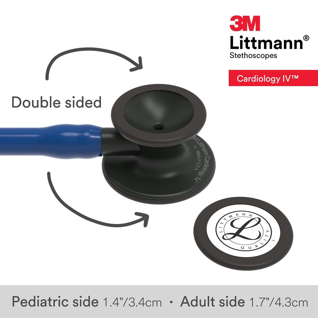 Littmann Cardiology IV Stethoscope 6168 (Navy Blue/Black Finish)