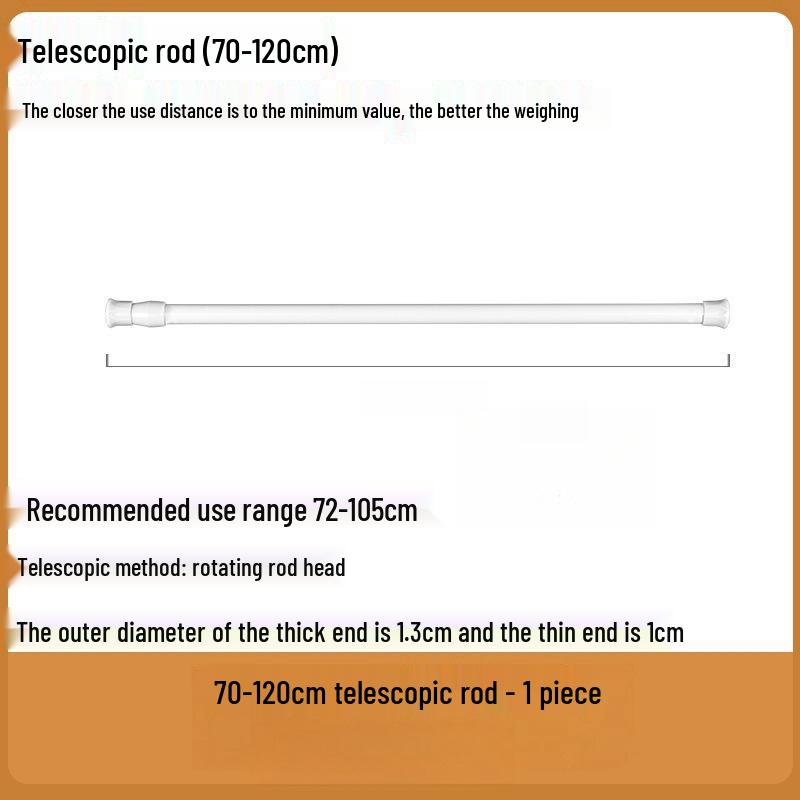 360° Rotating Transparent Wall-Mounted Retractable Hanging Rod Bracket