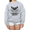 Disney Girls Mickey Mouse Mirrored Sweatshirt