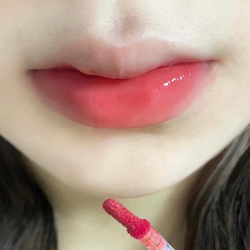 Gradient Pink Lip Tint: Mirror Finish, Plumping, Non-Fading, Moisturizing, Nude Makeup Lipstick