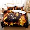 Game Hearthstone Heroes of Warcraft Bedding Set Cartoon Anime Three-piece Set Teenager Bedroom Duvetcover Sets