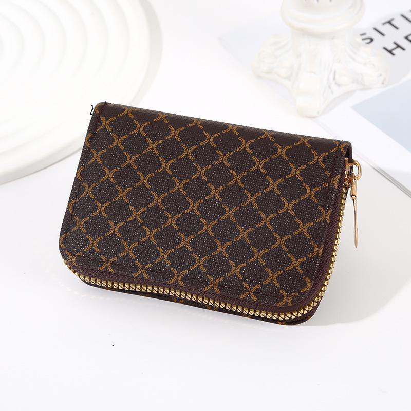 

Cross-Border Women s Fashion Accordion Card Holder: Multi-Card Slot Zipper Coin Purse with Driver s License & Bank Card Slots.