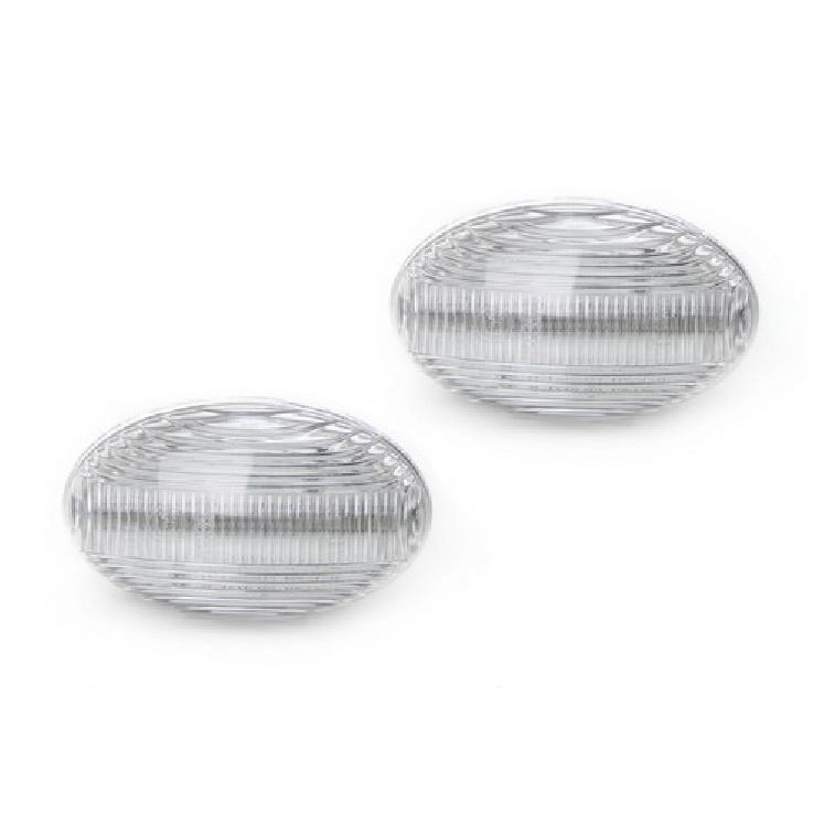 Clear Lens Amber LED Side Marker Lamps For 03+ Mercedes Metris Vito V-Class Van