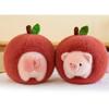 Charming Short Plush Pig Apple Pillow Perfect Gift For Kids And Adults 26cm 36cm