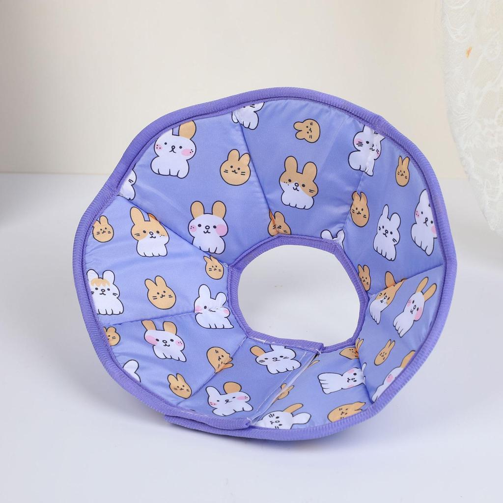 Pet Elizabethan Anti-Lick Collar for Cats & Dogs - Postoperative Neck Protection