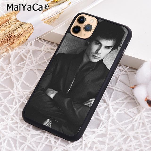 Coque de téléphone Ian Somerhalder Damon Salvatore Vampire Diaries Pour iPhone 17 Air 16 15 14 plus 12 13 pro max coque