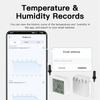 Tuya Zigbee WiFi Temperature Humidity Sensor 1M External Sensor Cable Probe APP Remote Control Work With SmartLife Yandex Alexa