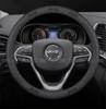 Car AntiSlip Leather Steering Wheel Cover For Jeep Wrangler Renegade Patriot Commander Grand Cherokee Compass Wagoneer Gladiator