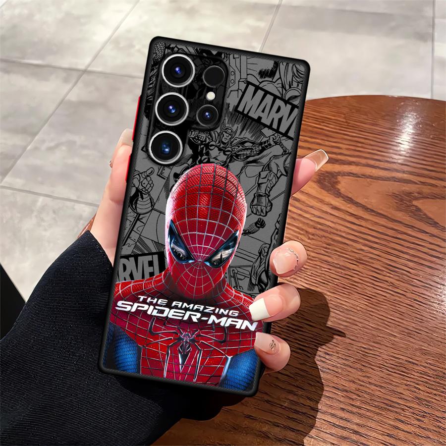Marvels Spider-Man Groot Case for Samsung Galaxy S26 S24 Plus Note 20 10+ S21 S23 FE S20 S25 Ultra S22 Funda Phone Cover