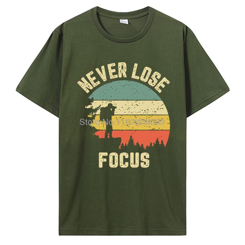 

Funny Photographer TShirt Camera Never Lose Attention Photography T-Shirt Tops Customized Cotton Men T Shirt Fitness Tees 4XL