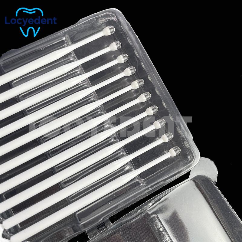 Nigf 20 шт. Одноразовые стоматологические аппликаторы с клейким кончиком Стоматологические материалы Коронка зуба Фарфоровый винир Кисть-аппликатор