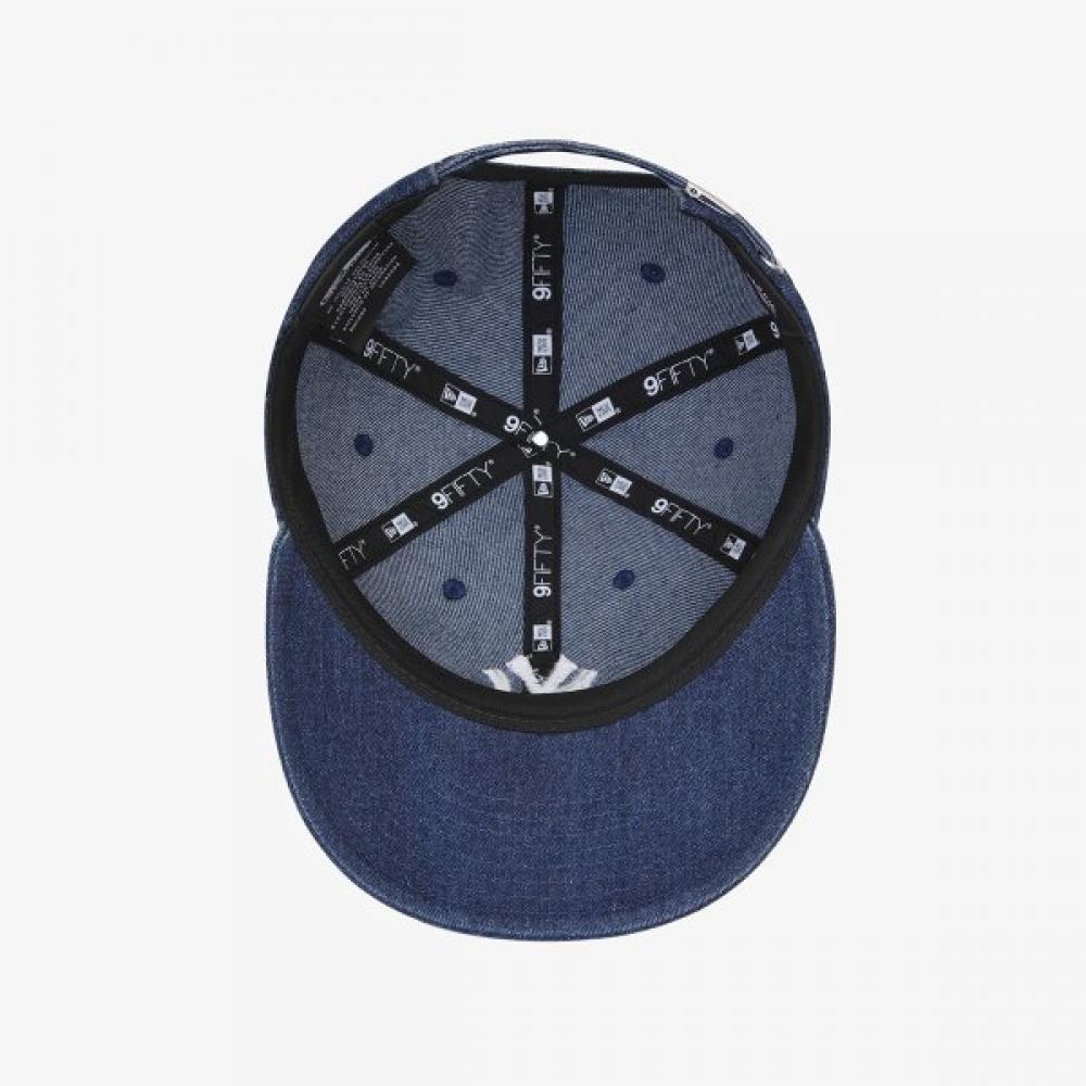 New Era New York Yankees Denim Básico Retro Corona Strapback Índigo 15131624
