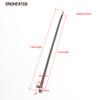 SNDHEATER 2 buc Element de încălzire pentru cuptor electric Tub 304SS 6.6mm*360/365/370/380/385mm Foaie rotundă lată de 6mm 350W 110V/220V