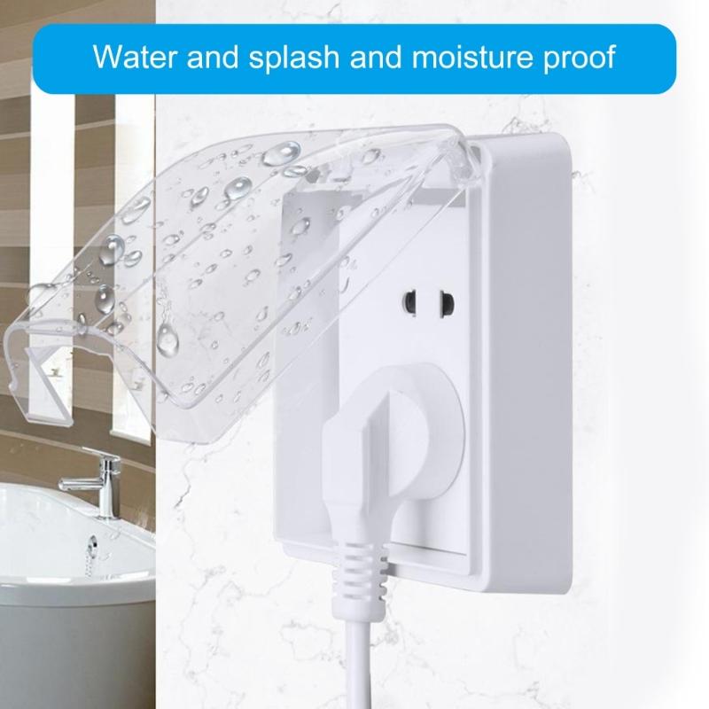 Gniazdko zewnętrzne typu 86 Wodoodporna obudowa Plastikowa osłona gniazdka elektrycznego Gniazdko montowane na ścianie Pyłoszczelna obudowa Łatwe w montażu