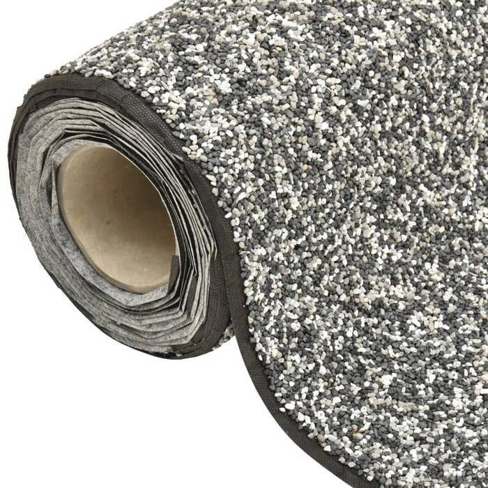 Rouleau de revêtement de pierre - vidaXL - 600x40 cm - Couleur gris - Matériau durable - Design naturel