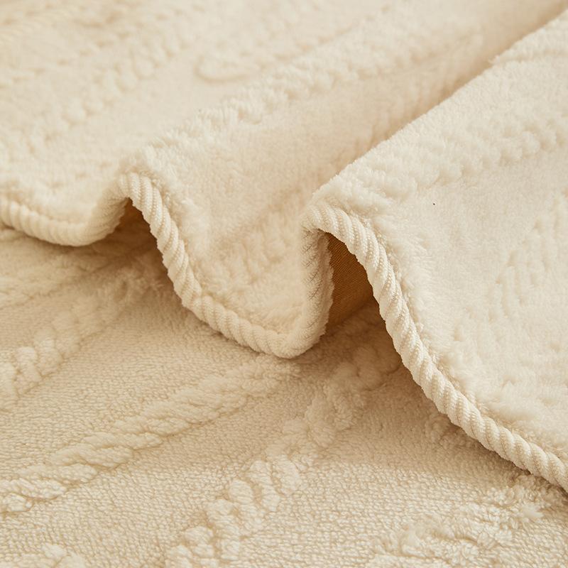 Cotton Velvet Warm Sofa Cushion Modern Light Luxury Thickened Plush New  Winter Leather Sofa Cover Cover Cloth Towel