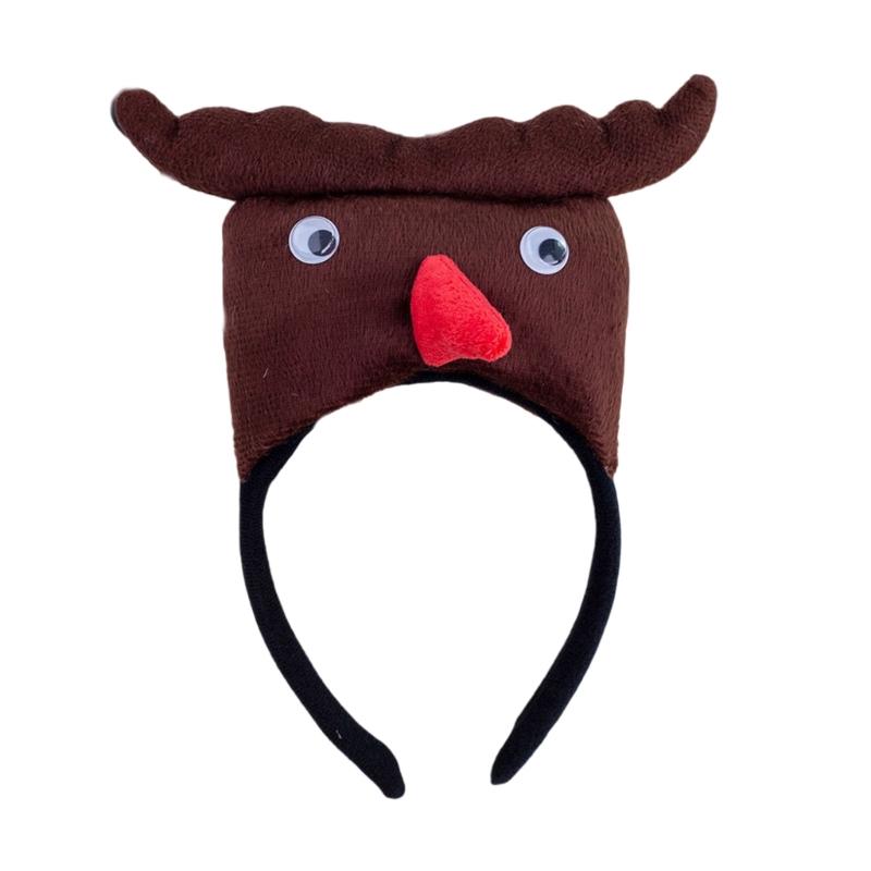 Cute Stuffed Animal Shape Hairband Women Spa Wash Face Makeup Skincare Headbands for Photography Halloween Hairband
