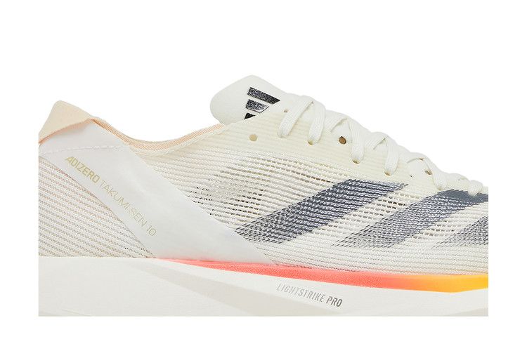 adidas Adizero Takumi Sen 10 Ivory Iron Metallic Off White (Women's)