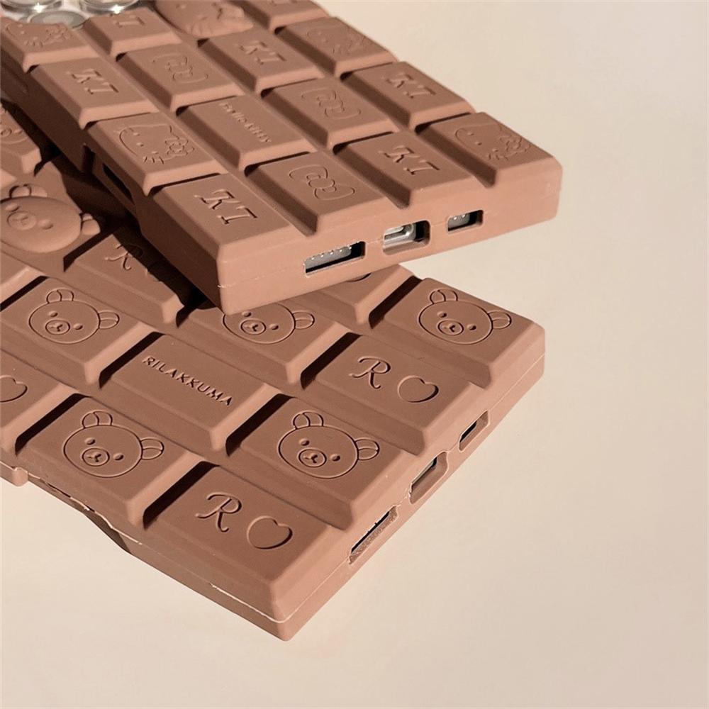 Chocolate Miniso Hello Kitty Silicone Phone Case for iPhone 16 15 13 12 14 11 Pro Max X XS Max XR Cartoon Rilakkuma Bear Cover