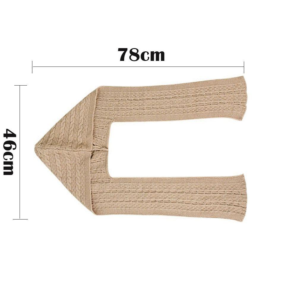 Fashion Knitted Scarves Casual Knit Shawl Wrap Korean Style Hooded Shawl  Autumn Spring