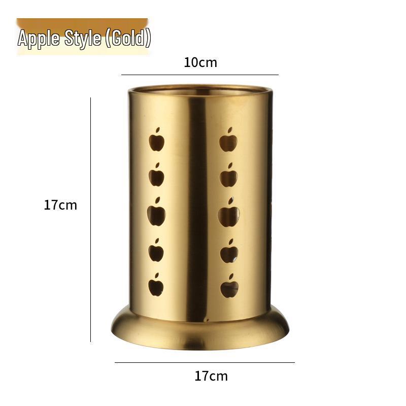 Durable Stainless Steel Chopstick Holder with Drainage Holes - Moisture-Proof and Anti-Fall, Ideal for Restaurants and Customizable with Logo.