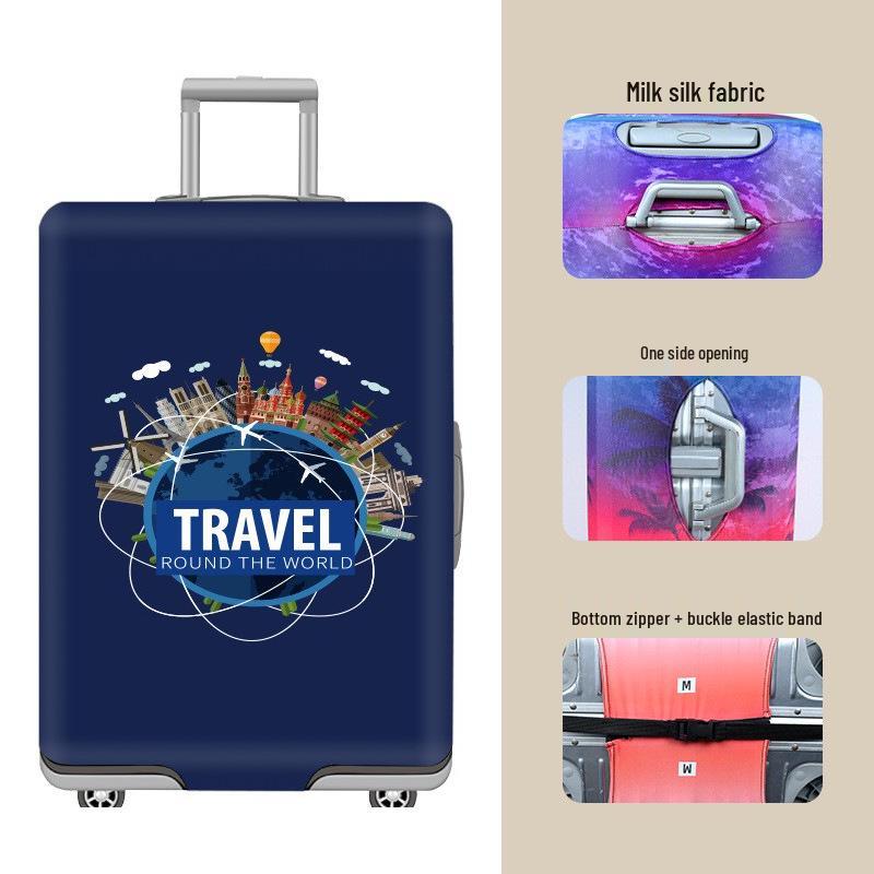 Waterproof Wear-Resistant Elastic Suitcase Protective Cover
