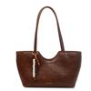 Large-capacity commuter tote bag women's 2025 autumn new retro handbag fashionable shoulder armpit bag