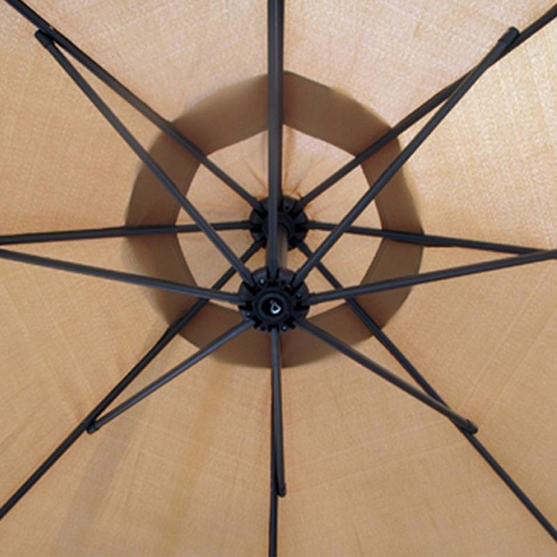 Outdoor Umbrella Replacement Covers 6/8Bones Waterproof Umbrella Cloth Beach Shed Awning Replaceable UV Protection Parasol