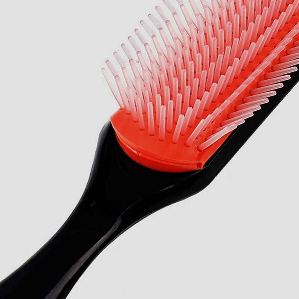 9-row Wrinkle Removal Massage Curly Hair Brush, Detangling Hair Brush Detachable 9-row Comb Plastic Wet Hair Brush Women's Hair