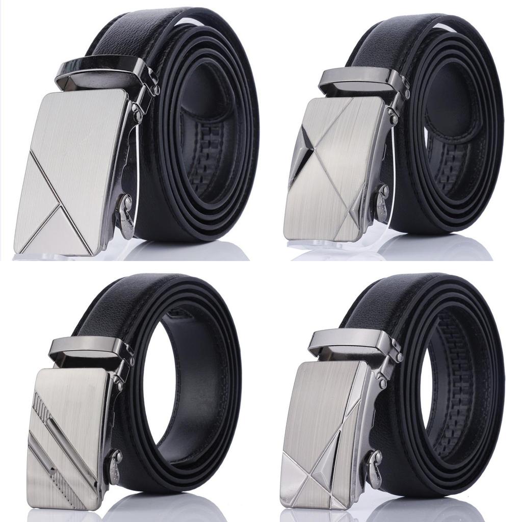 Premium Quality Men's Ratchet Dress Belt With Automatic Buckle For A Perfect Fit