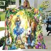 Alice Blanket Alice In Wonderland Blanket Flannel Blanket Bedding Throw Soft Cartoon Bedspread Sofa Blanket Kids Blanket Gift