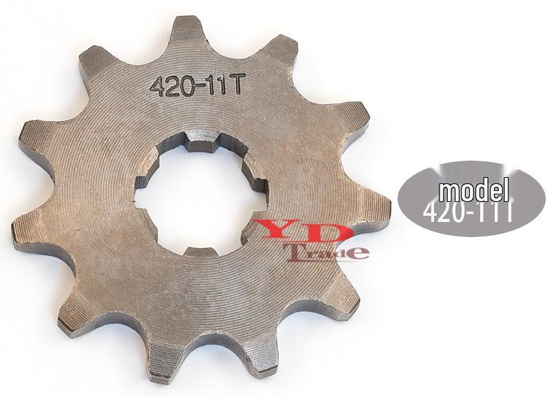 Off-Road Motorcycle ATV Beach Buggy Kart 420 Flywheel with 10-19T Small Sprocket Chain Gear