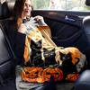 1pc Halloween Night Black Cats Blanket  Softs, Warm Cozy Bedding Decorative Coverlet, Living Room, Travel, Camping, Car Blankets