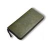 Nexidust Long Wallet with RFID Trendy Large Slim Stylish and with Card Slots Men's Blocking, Design, Capacity, Design, Stylish, (Vintage Green)