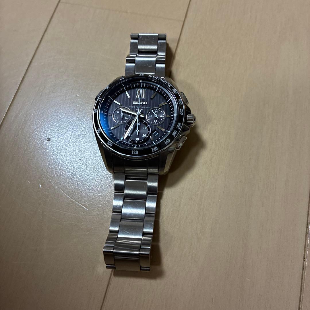 Seiko Chronograph Black Watch SAGA153