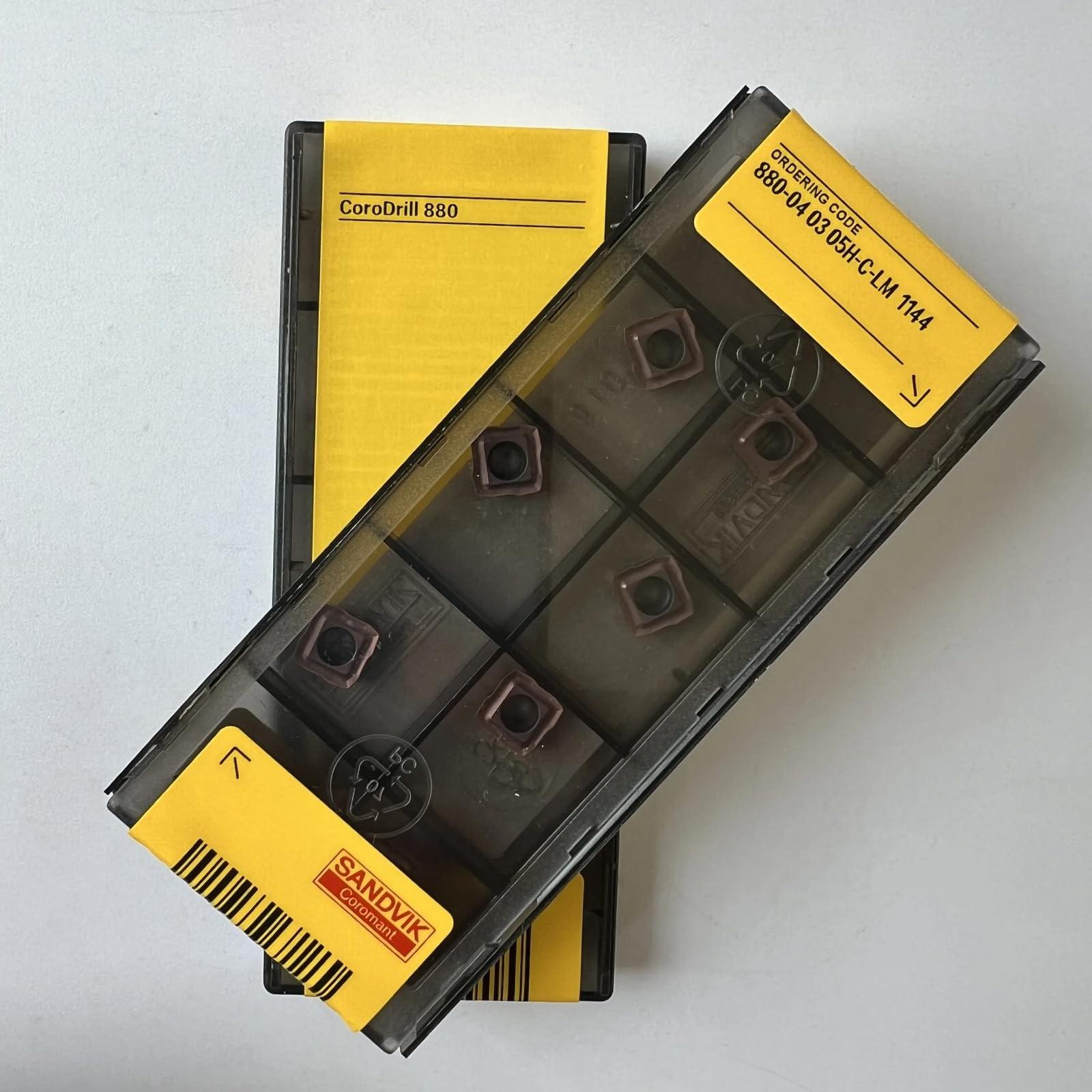 

Original Sandvik / 880-040305H-C-LM 1144 /CNC lathe carbide blade tool 10 Pcs