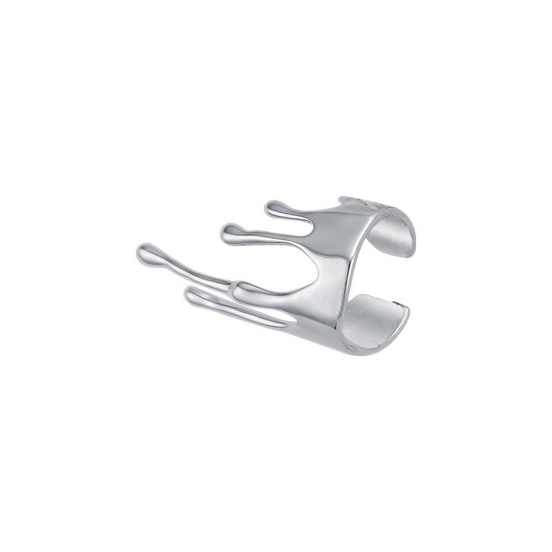 Niche Design Sense Irregular Liquid Lava Opening Ring Female Cold Wind Personality Trendy Index Finger