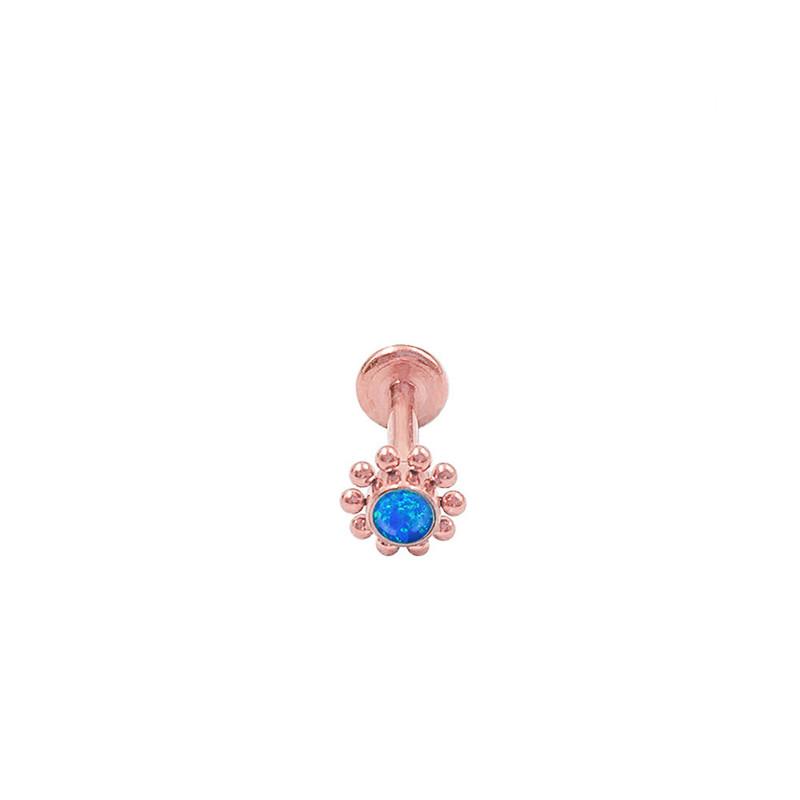2021 New Men's and Women's Simple Titanium Sunflowers Body Piercing Nose Rings Fashion Lip Nails Nose Nails Ear Nails Jewelry