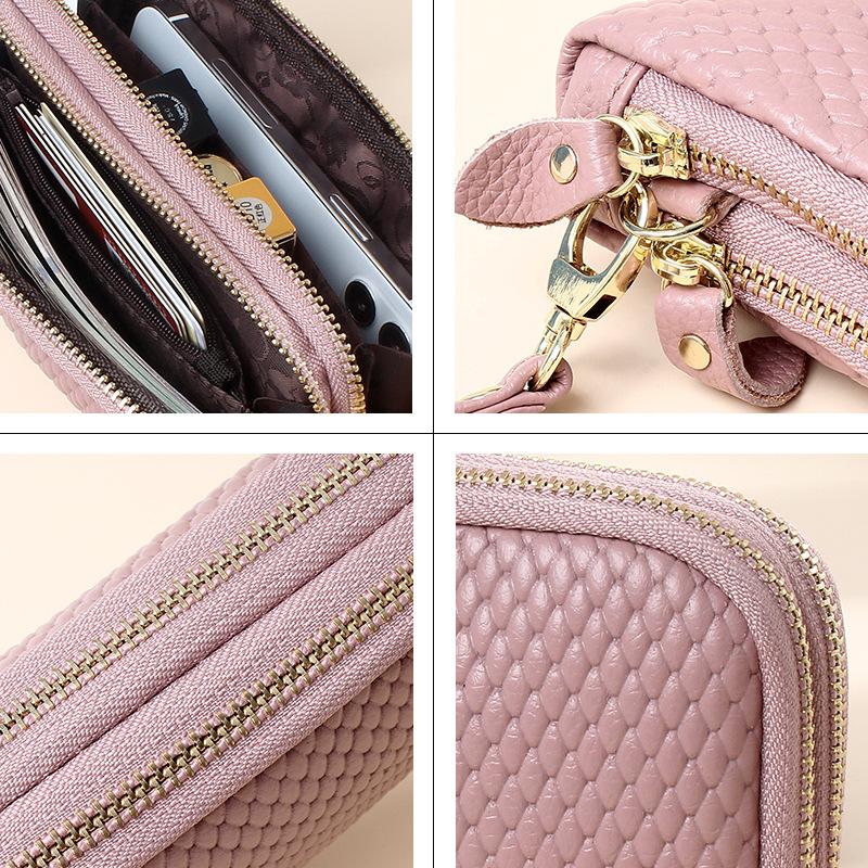 zipper clutch bolsa