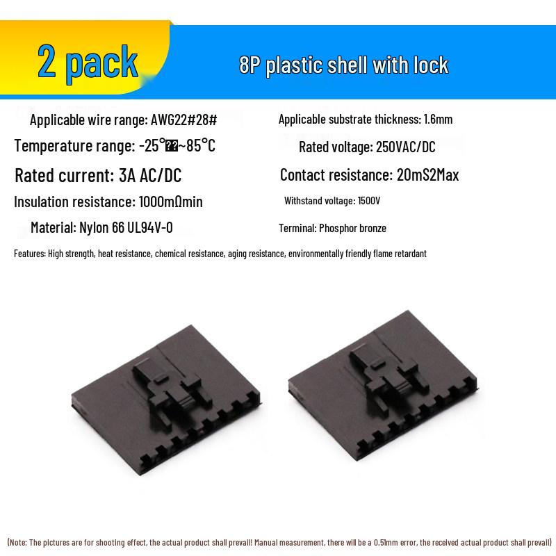 2.54 Lockable DuPont Connector: 2P & 3/4/10P Straight/Bent Pin Header MX2.54 Socket