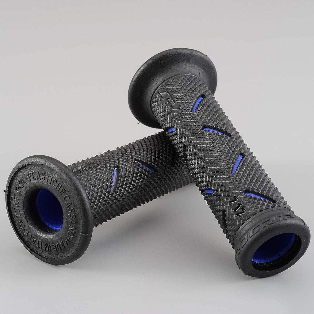 Daytona PROGRIP Motorcycle for Handlebar 717 98038 Grips, 122mm, 22.2mm Diameter, Anti-Vibration Gel, Type, Blue,