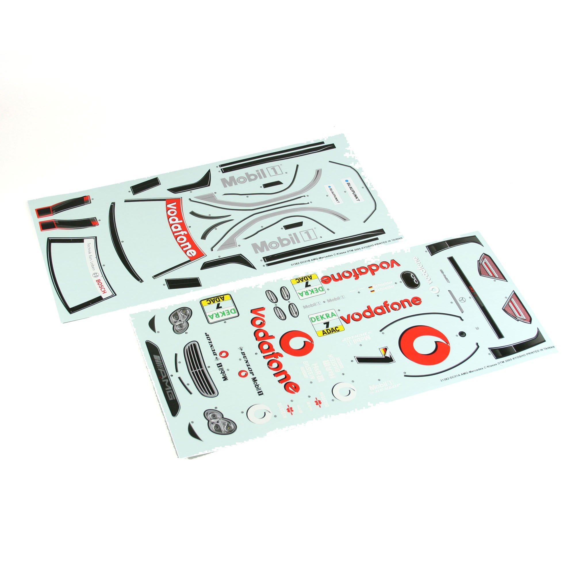 

Наклейка спонсора Kyosho Mercedes DTM Радиоуправляемые детали (АМГ 2005) 39276-1